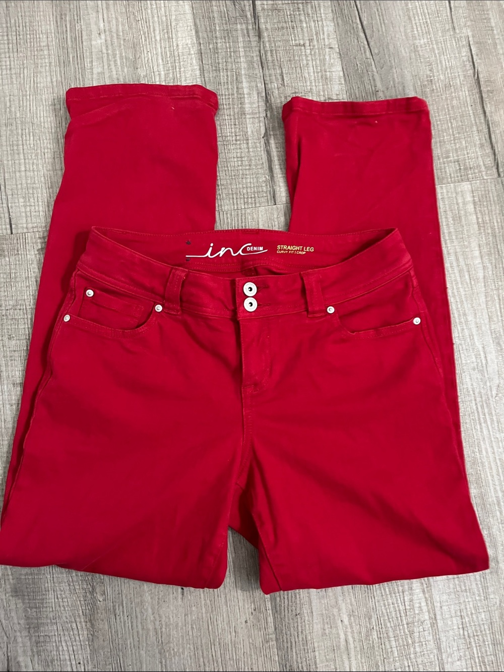 INC Straight-Leg Jeans